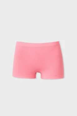 Best ETAM Pantalón corto masculino sin costuras con algodón ROSA
