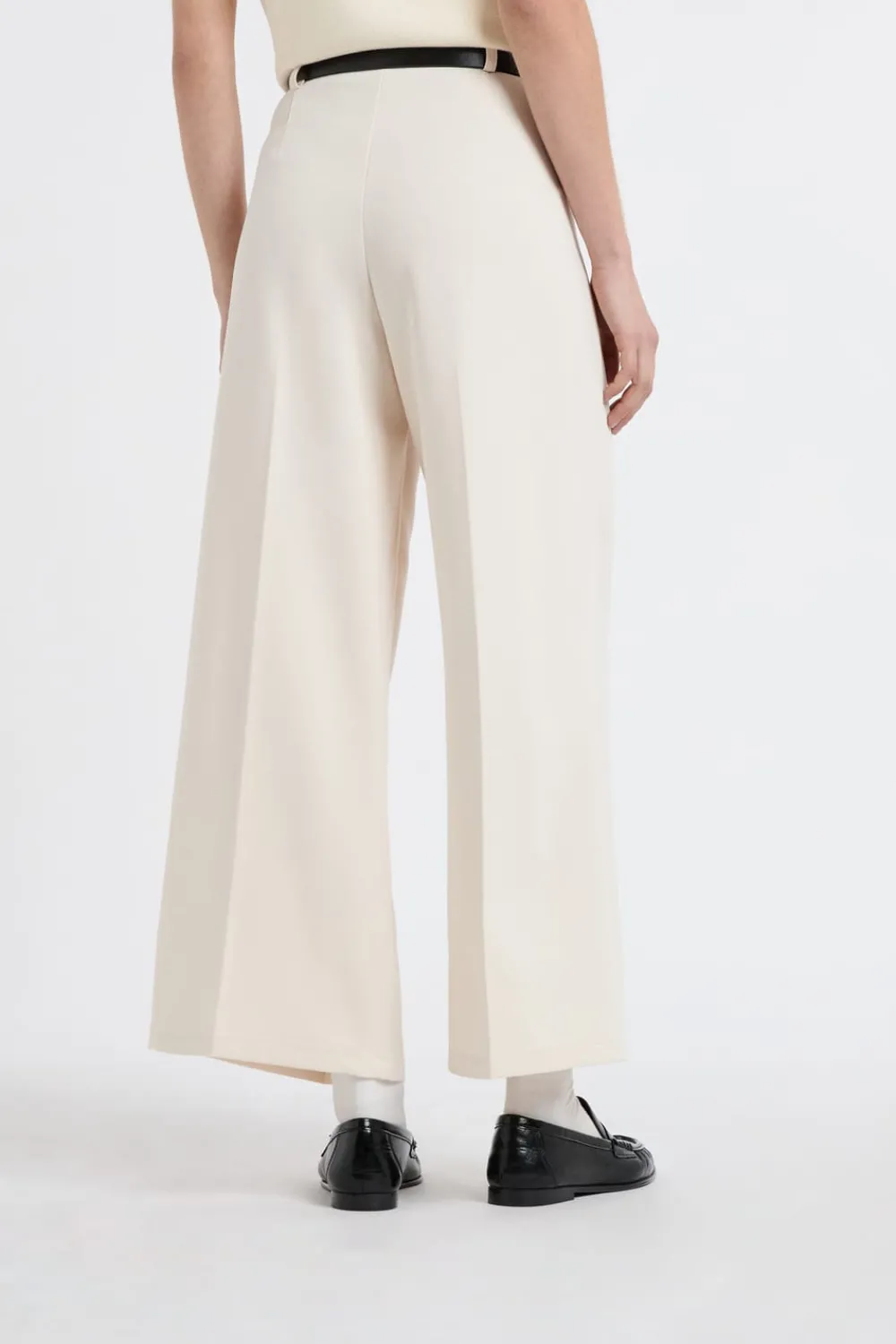 Hot ETAM Pantalón cropped lino