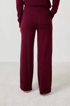 Discount ETAM Pantalón de pijama BURDEOS GRANATE