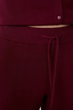 Discount ETAM Pantalón de pijama BURDEOS GRANATE