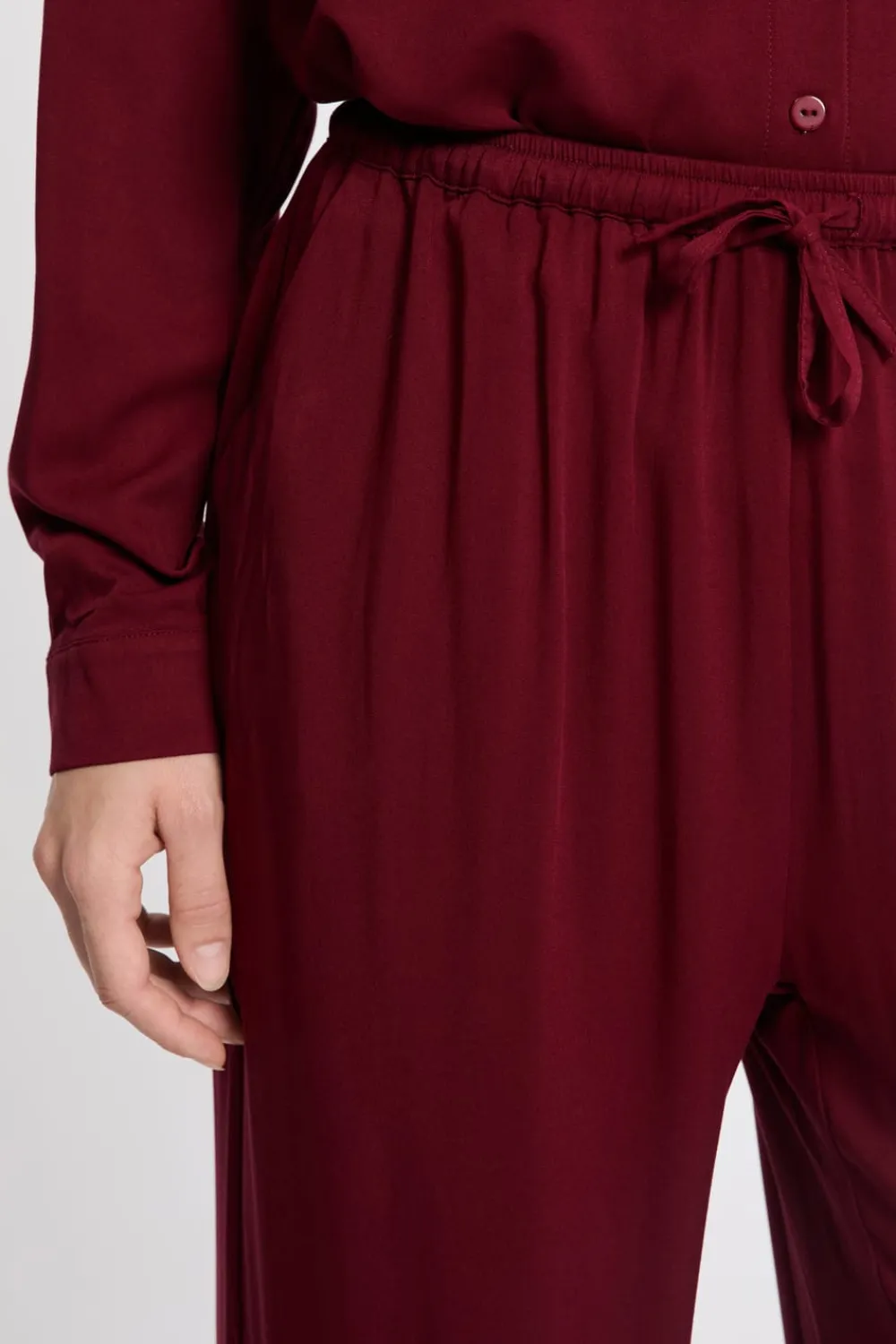 ETAM Pantalón de pijama BURDEOS GRANATE