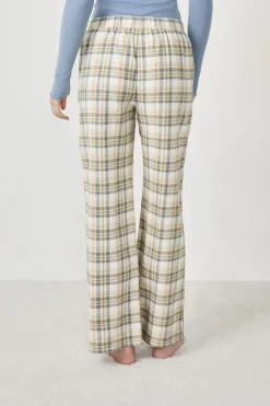 Outlet ETAM Pantalón de pijama a cuadros BEIGE