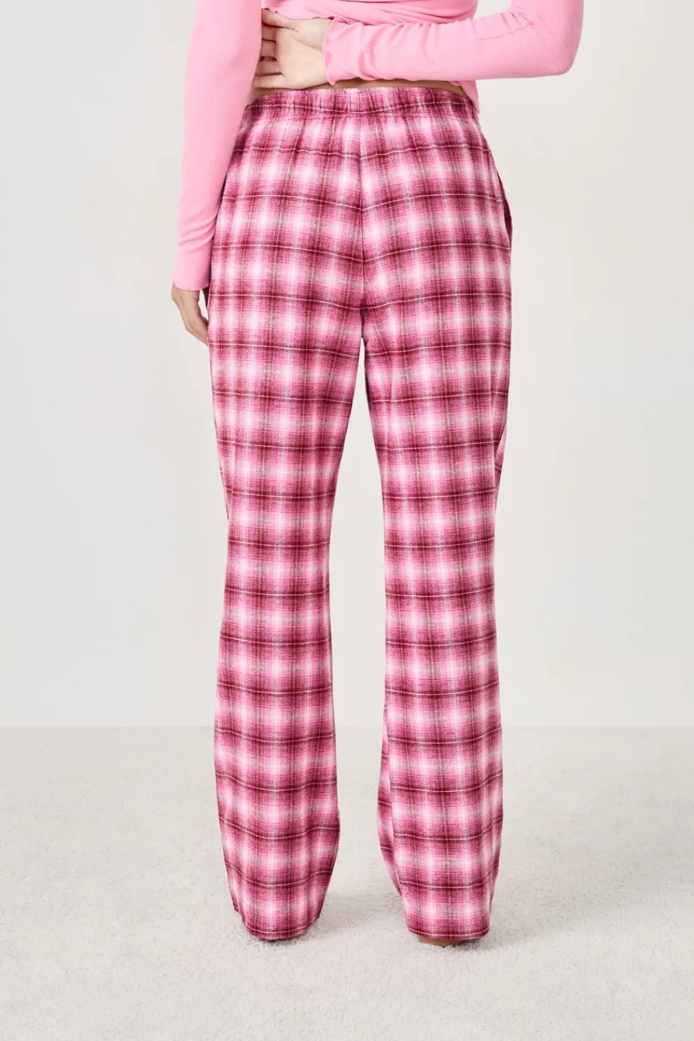 Sale ETAM Pantalón de pijama a cuadros ROSA