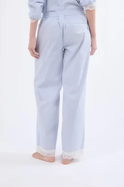 Online ETAM Pantalón de pijama a rayas AZUL