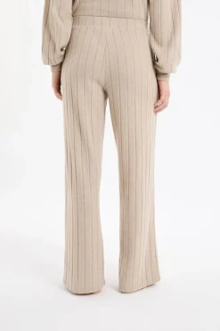 Discount ETAM Pantalón de pijama ancho TAUPE