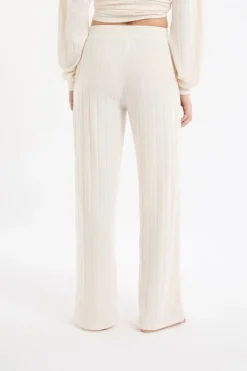 Best ETAM Pantalón de pijama ancho crudo