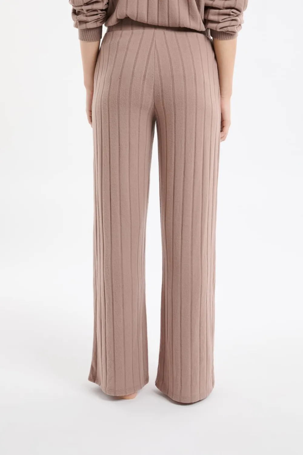 Outlet ETAM Pantalón de pijama ancho MARRÓN