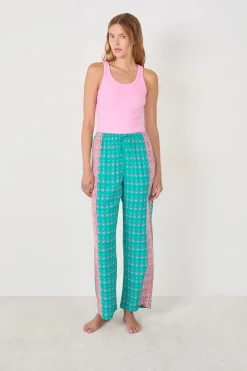 ETAM Pantalón de pijama ancho VERDE