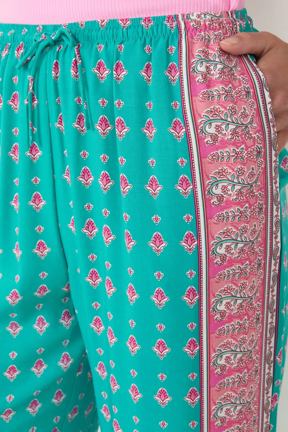 ETAM Pantalón de pijama ancho VERDE