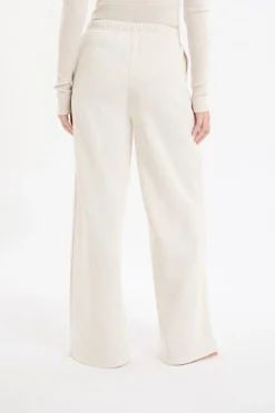 Outlet ETAM Pantalón de pijama con cintura elástica y algodón BEIGE