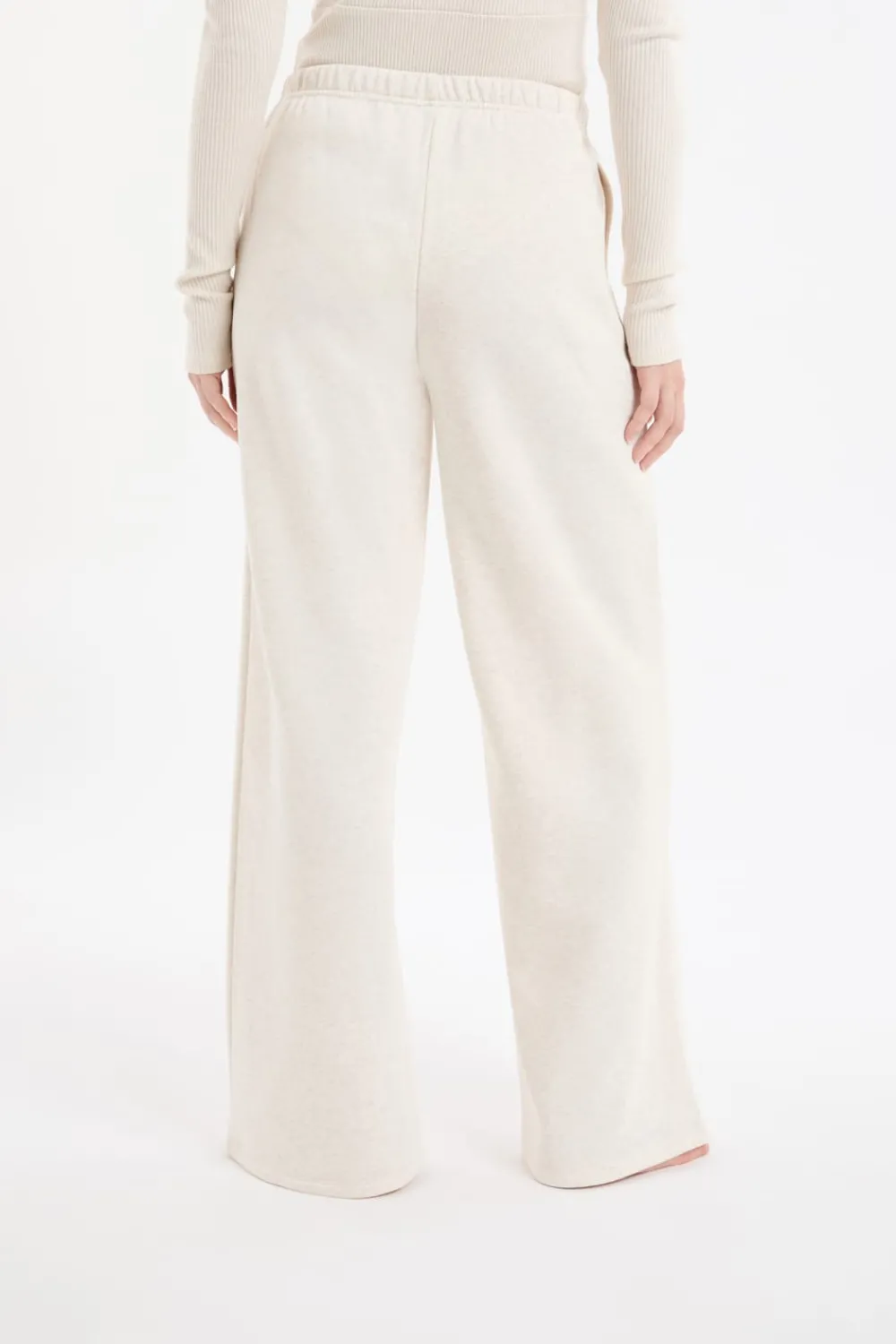 Outlet ETAM Pantalón de pijama con cintura elástica y algodón BEIGE