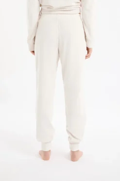 Online ETAM Pantalón de pijama con cintura elástica crudo