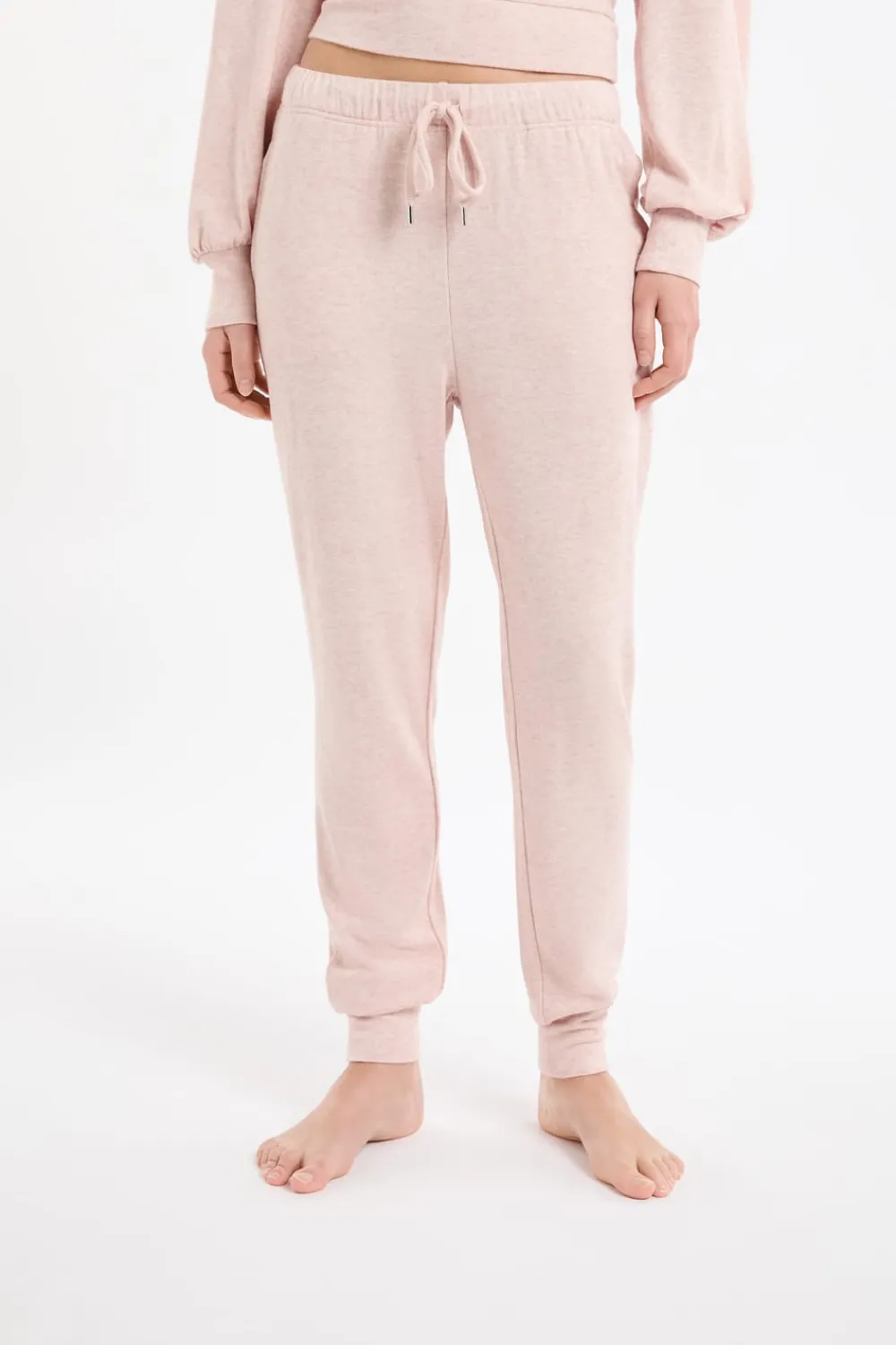 Outlet ETAM Pantalón de pijama con cordón ROSA EMPOLVADO