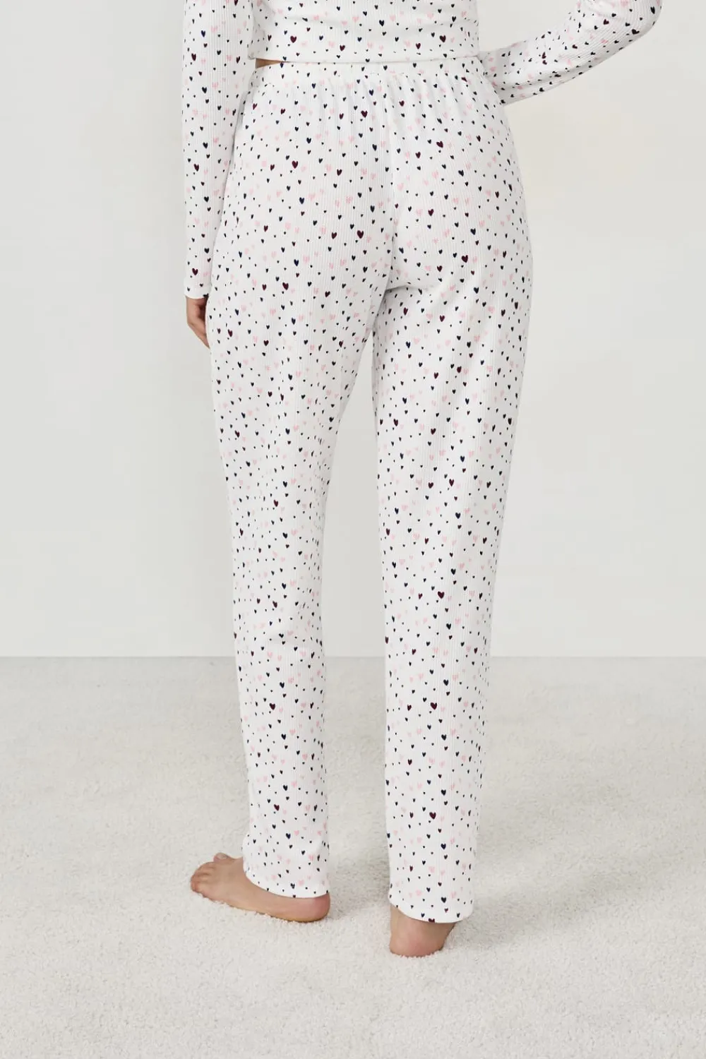 Best ETAM Pantalón de pijama con estampado de corazones MULTICOLOR