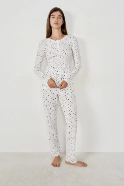 Best ETAM Pantalón de pijama con estampado de corazones MULTICOLOR