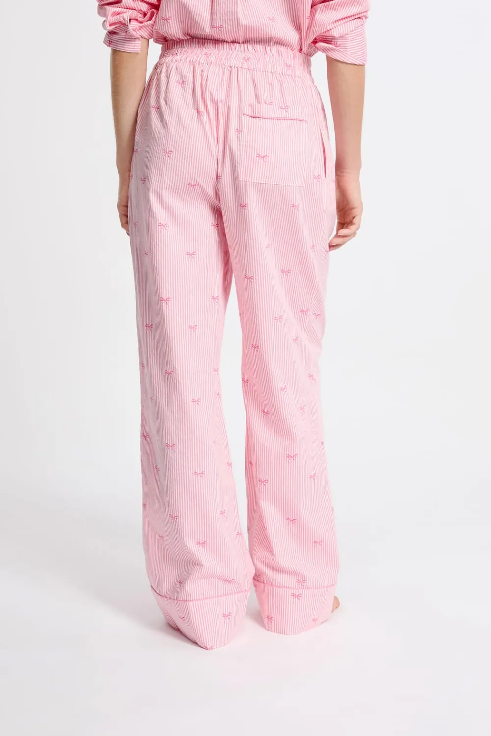 Hot ETAM Pantalón de pijama de algodón estampados ROSA
