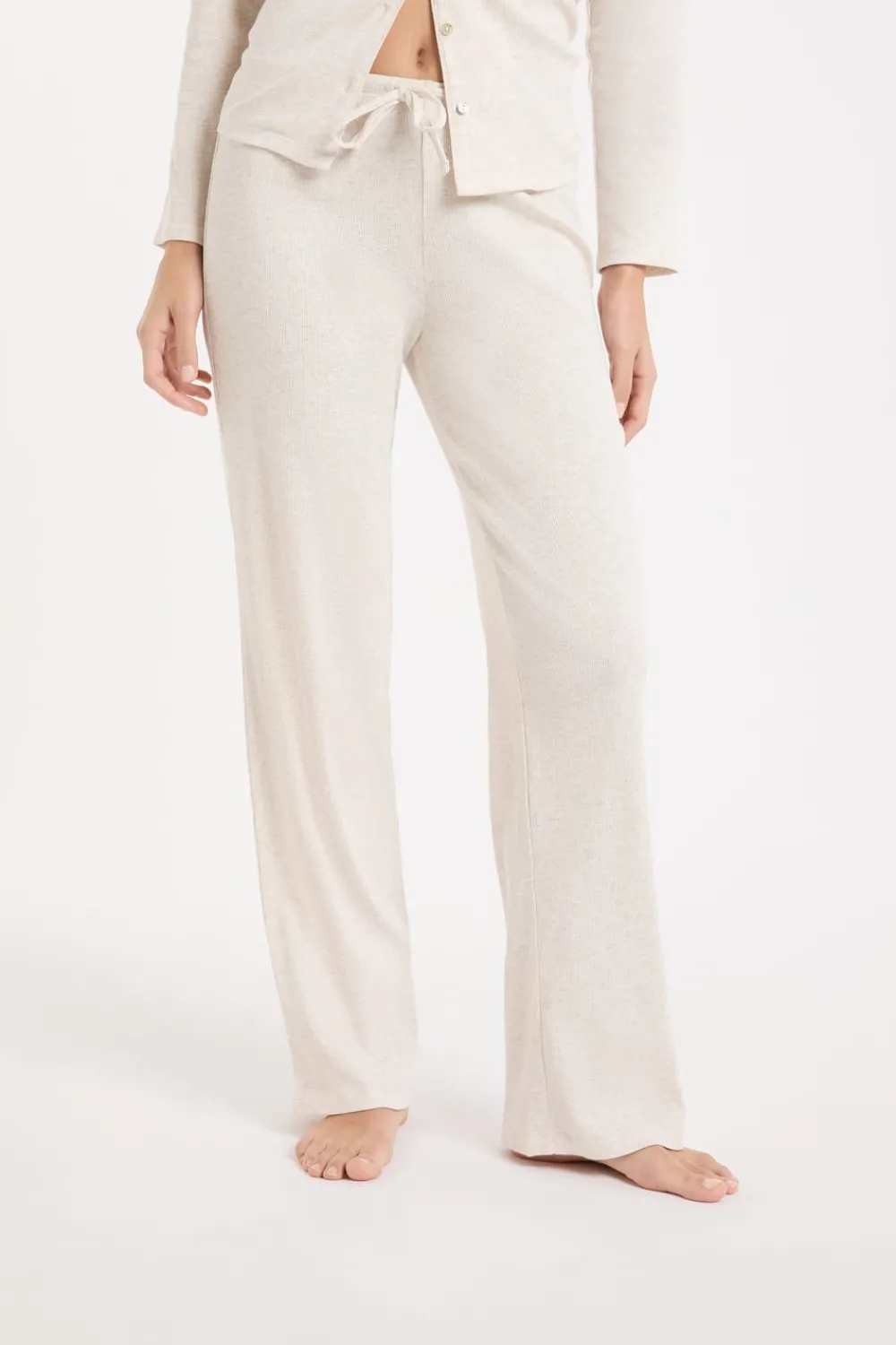 ETAM Pantalón de pijama de algodón BEIGE