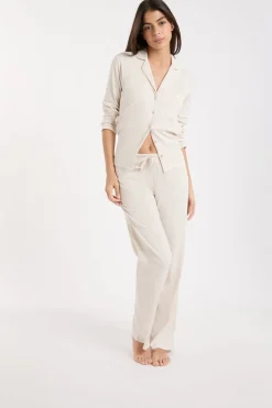 ETAM Pantalón de pijama de algodón BEIGE