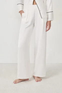 Outlet ETAM Pantalón de pijama de satén CRUDO
