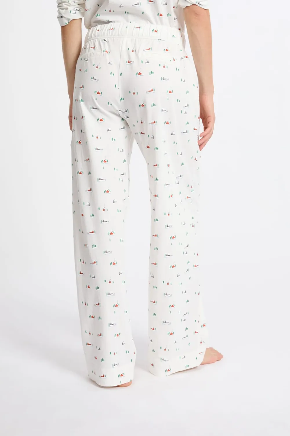 Clearance ETAM Pantalón de pijama estampado de algodón CRUDO