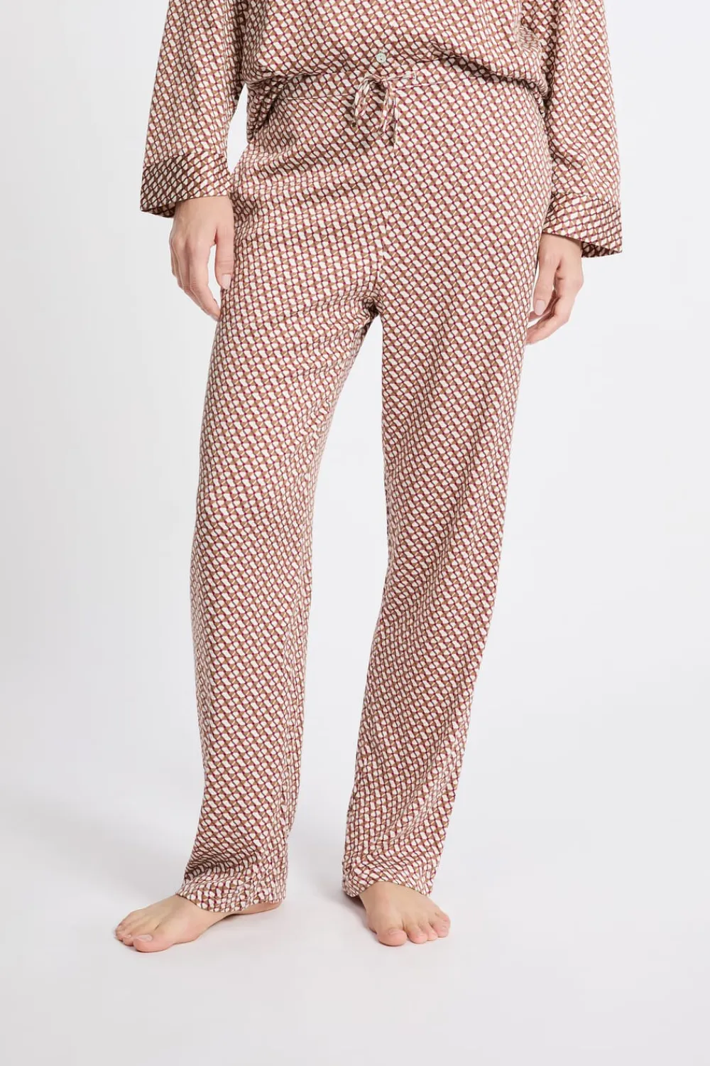 Outlet ETAM Pantalón de pijama estampado IMP FD CRUDO