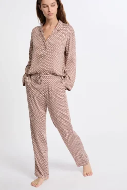 Outlet ETAM Pantalón de pijama estampado IMP FD CRUDO