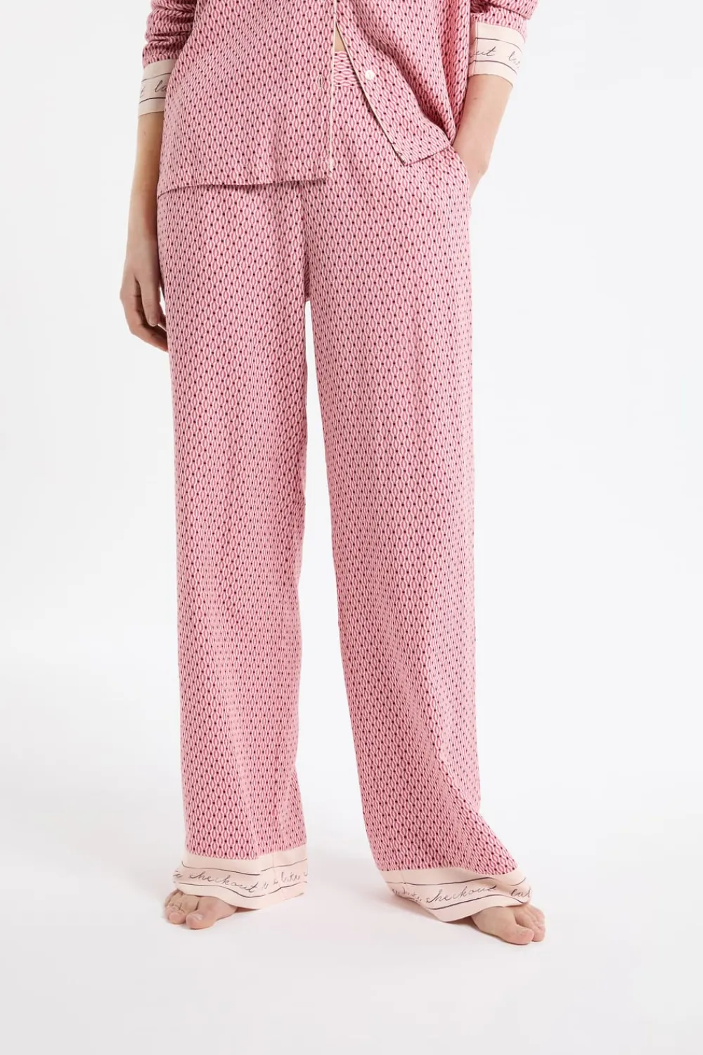 Sale ETAM Pantalón de pijama estampado ROSA
