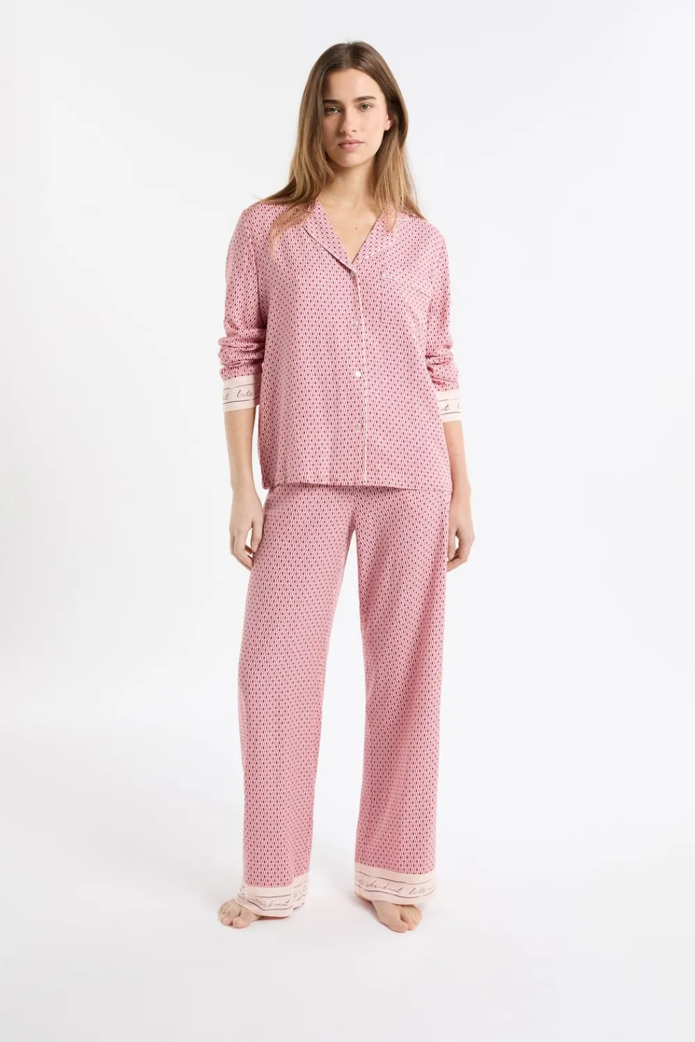 Sale ETAM Pantalón de pijama estampado ROSA