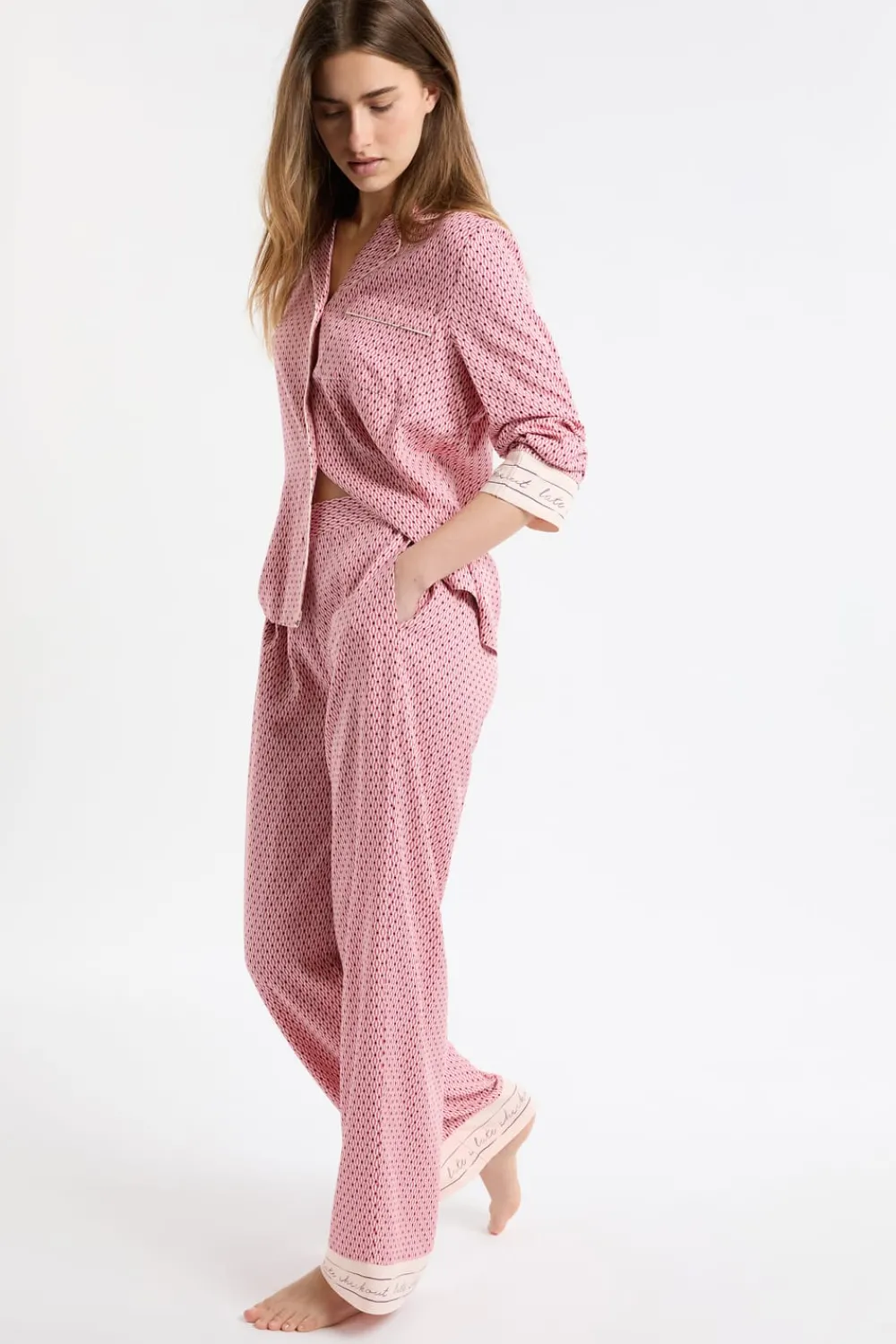 Sale ETAM Pantalón de pijama estampado ROSA