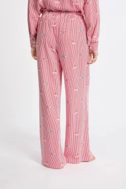 Outlet ETAM Pantalón de pijama estampado ROJO