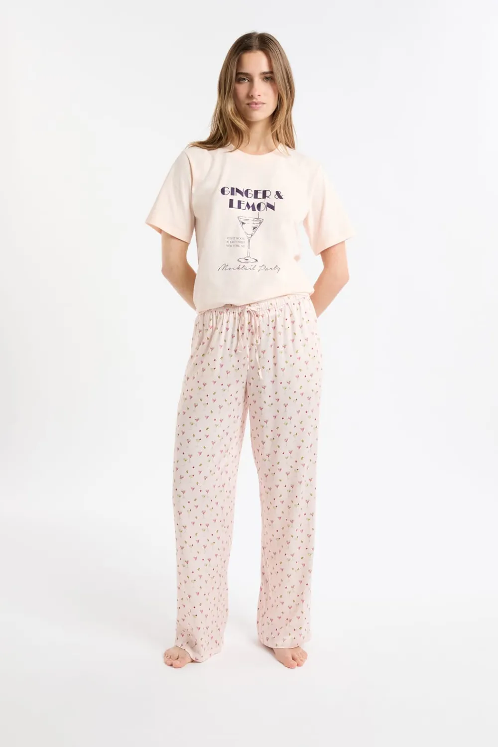 New ETAM Pantalón de pijama estampado ROSA