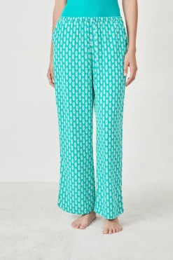 ETAM Pantalón de pijama estampado VERDE