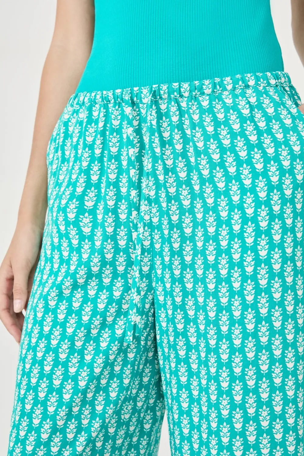 ETAM Pantalón de pijama estampado VERDE