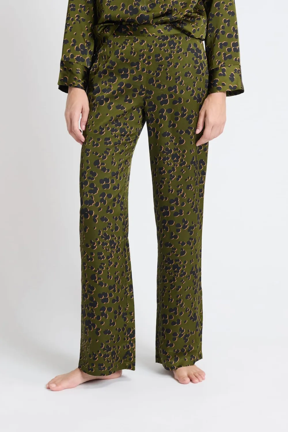 Outlet ETAM Pantalón de pijama estampado KAKI