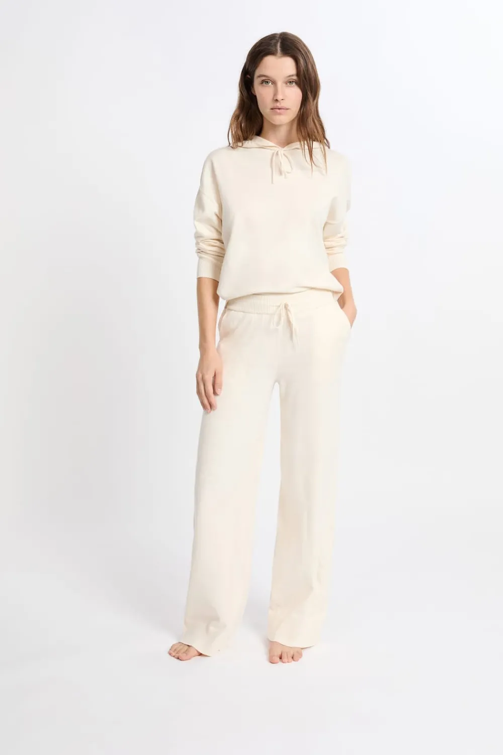 Online ETAM Pantalón de pijama recto CRUDO