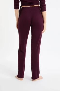 New ETAM Pantalón de pijama recto morado