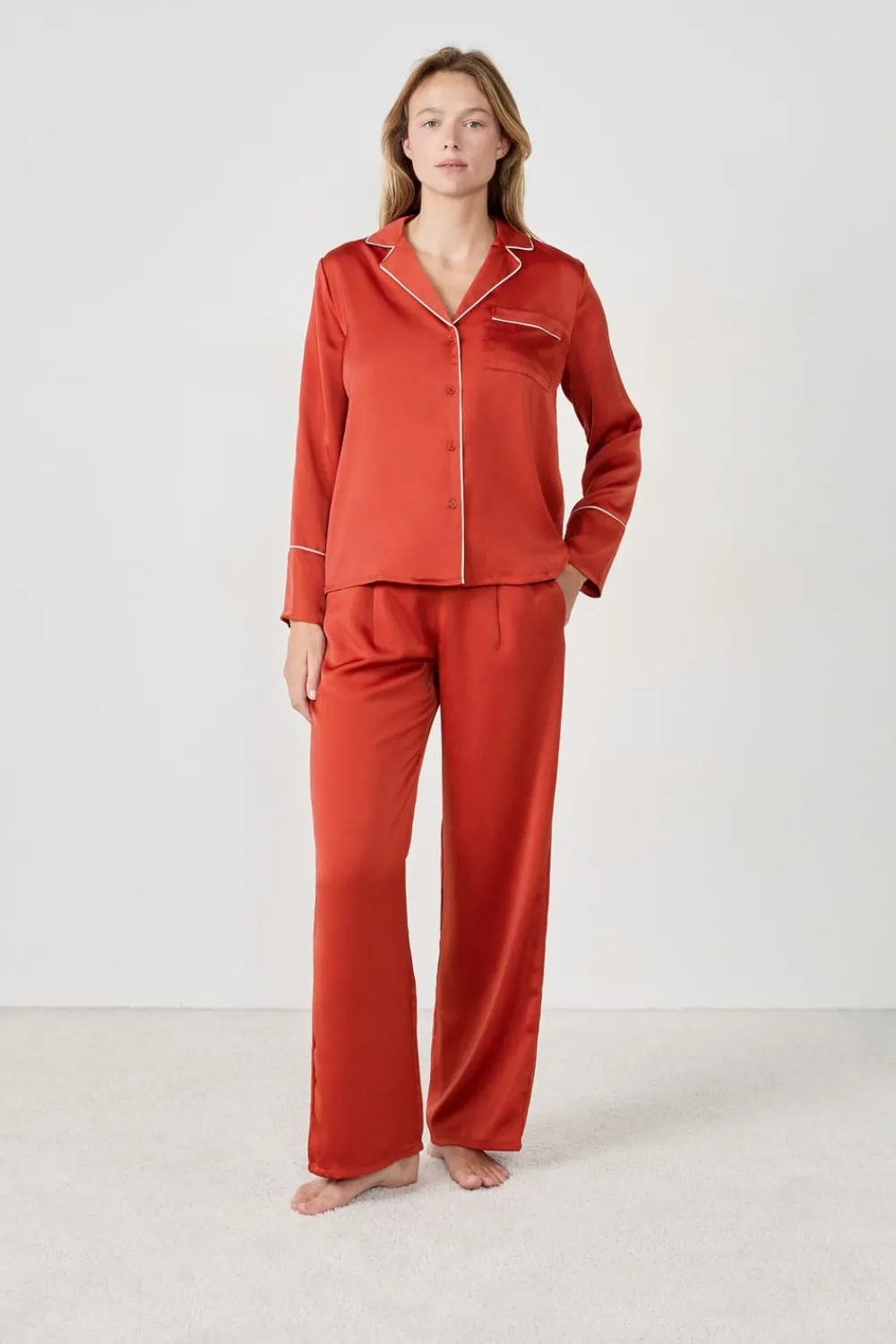 Sale ETAM Pantalón de pijama satinados HENNE