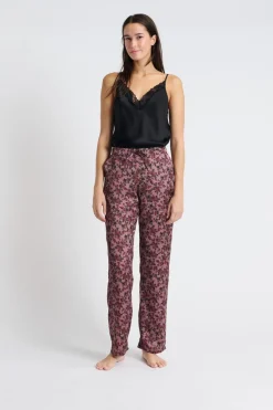 Discount ETAM Pantalón de pijama satinado ROSA