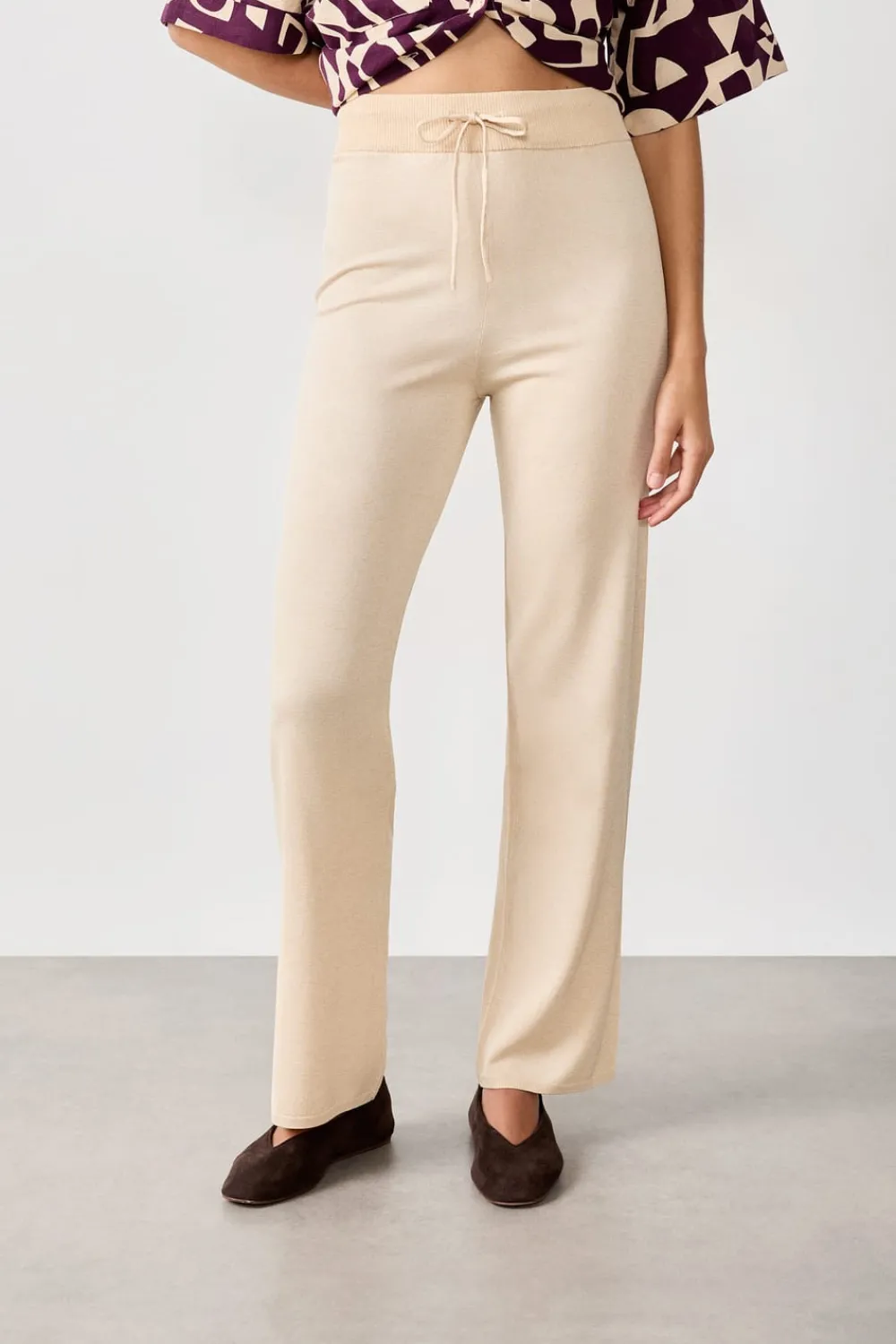 Best ETAM Pantalón de punto BEIGE