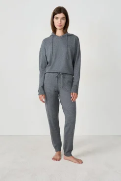 Hot ETAM Pantalón de punto pijama ANTRACITA
