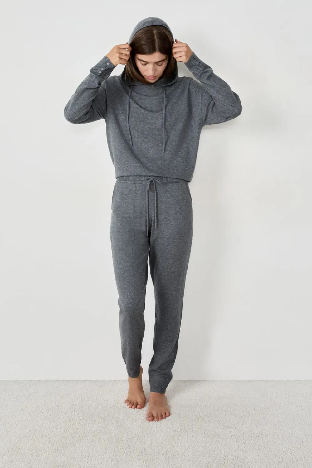 Hot ETAM Pantalón de punto pijama ANTRACITA