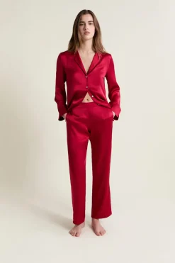 Discount ETAM Pantalón de seda CARDINAL