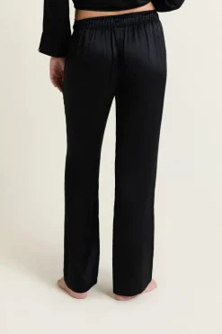 Sale ETAM Pantalón de seda NEGRO