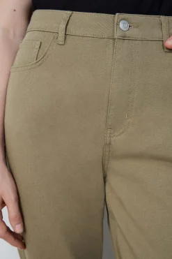 Outlet ETAM Pantalón recto ARCILLA
