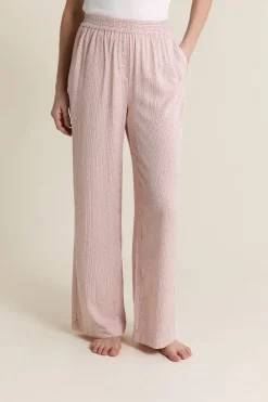 Hot ETAM Pantalon de pyjama à motifs ROSE