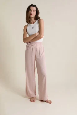 Hot ETAM Pantalon de pyjama à motifs ROSE
