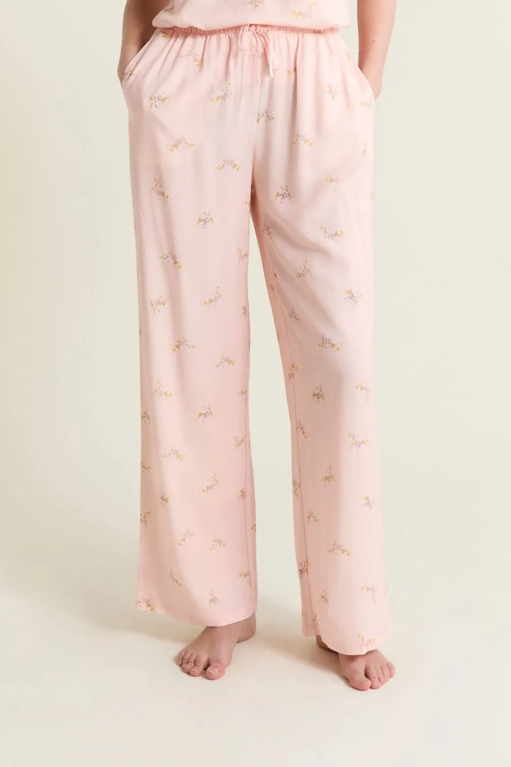 Discount ETAM Pantalon de pyjama à motifs ROSE