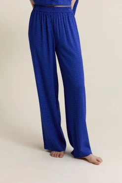 Sale ETAM Pantalon de pyjama à pois BLEU ROYAL