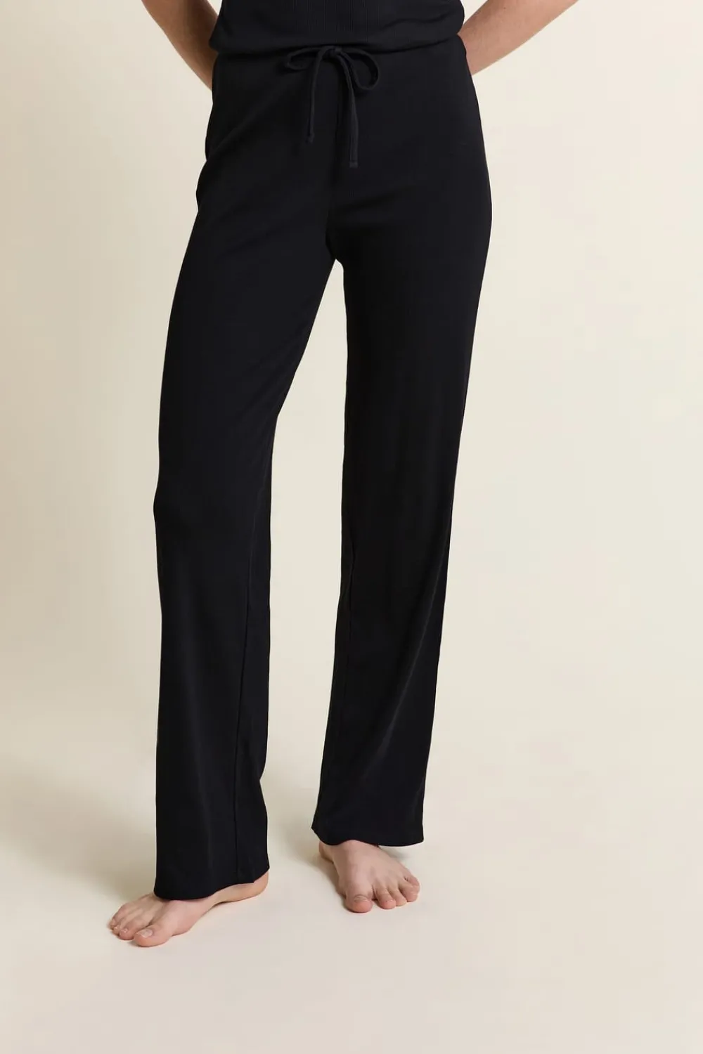 Outlet ETAM Pantalon de pyjama avec coton NOIR