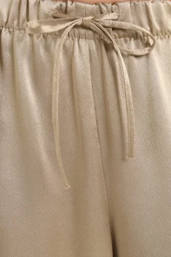 Best ETAM Pantalon large en crêpe SABLE